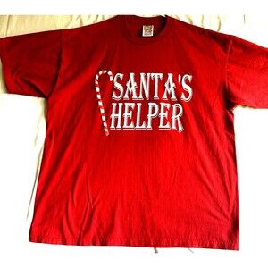Vintage SANTAS HELPER Sam’s Club  8265 Lake Charles LA Shirt XL